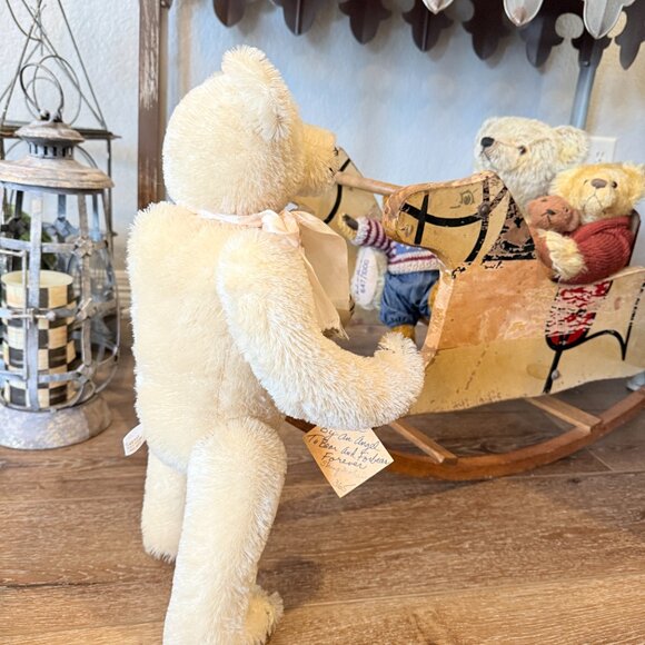 Large OOAK STRING Mohair STEARNSY BEAR Stotts City, Missouri. - Picture 9 of 17